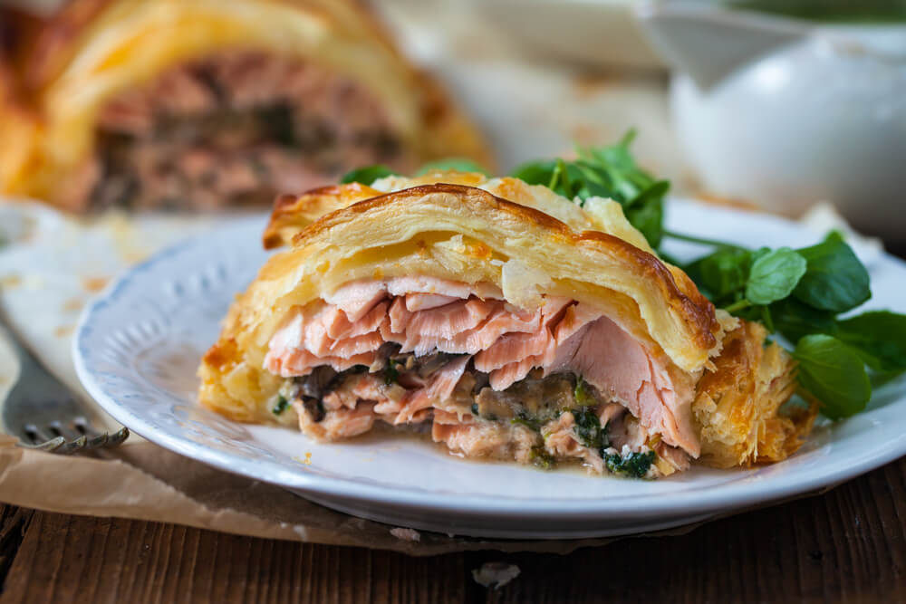 Individual Salmon en Croute