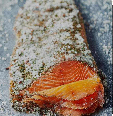 Smoked Salmon Gravadlax with Dill - H. Forman