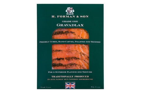 Smoked Salmon Gravadlax with Dill - H. Forman