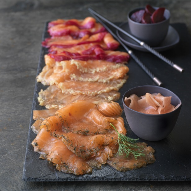 Smoked Salmon Gravadlax with Dill - H. Forman