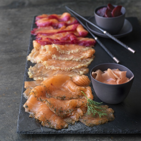 Smoked Salmon Gravadlax with Dill - H. Forman