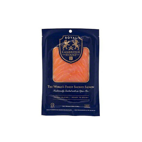 Package of royal cambridge house smoked salmon