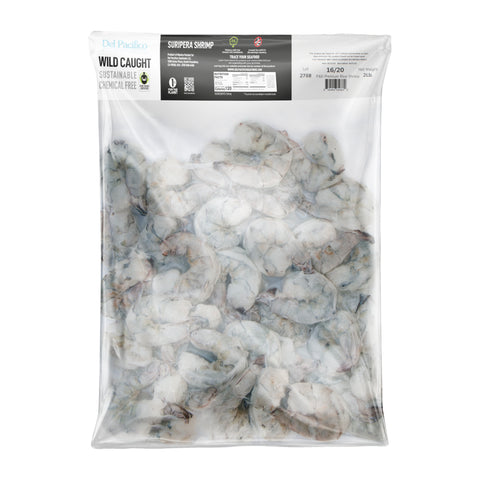 16/20 Wild Blue Mexican Shrimp, P&D Tail-Off (1lb)