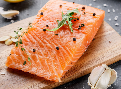 fillet of scottish salmon with spices