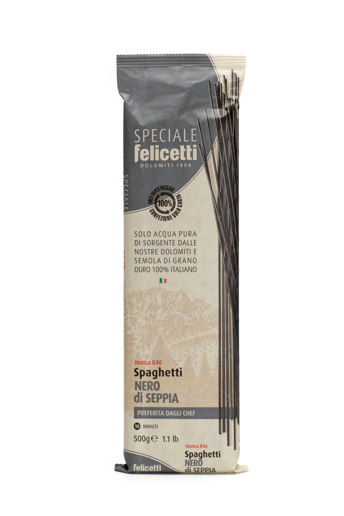 Squid Ink Spaghetti (Felicetti)