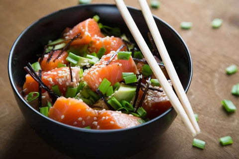 Poke - Salmon Cubes